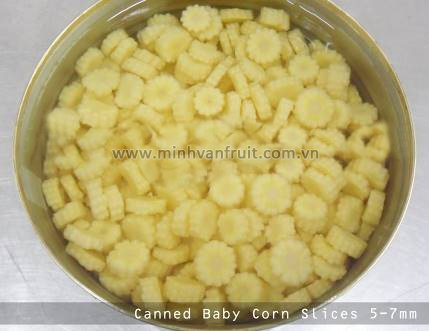 Canned Baby Corn Slices 1