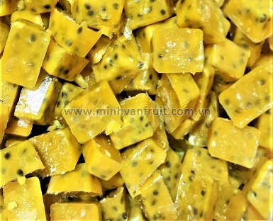 Frozen Passion Fruit Cubes with Seeds 1