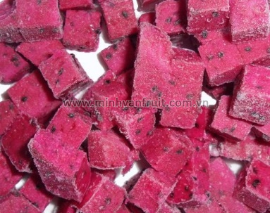 Frozen Red Dragon Fruit Dices 1
